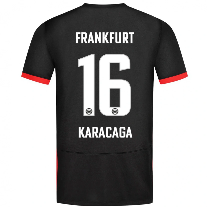 Danxen Kid Tom Karacaga #16 Black Away Jersey 2024/25 T-Shirt