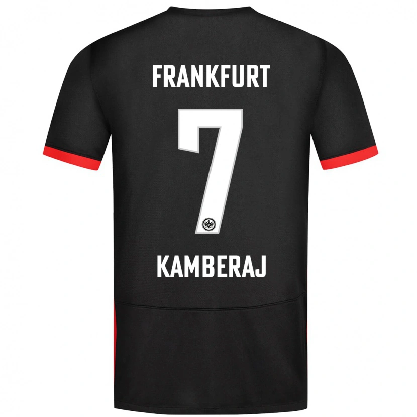 Danxen Kid Donart Kamberaj #7 Black Away Jersey 2024/25 T-Shirt