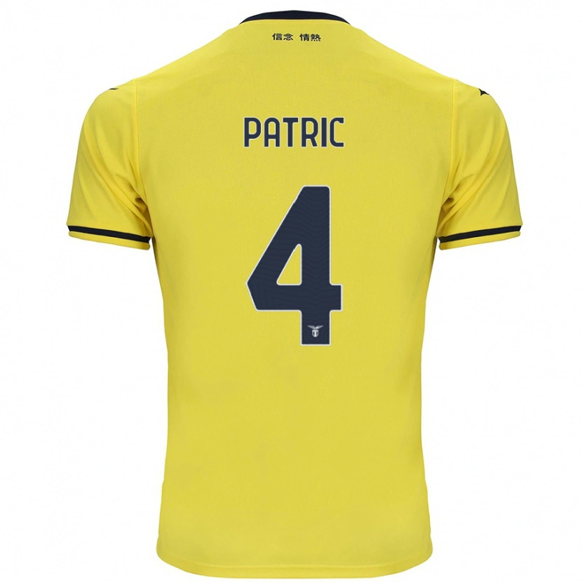 Danxen Kid Patric #4 Yellow Away Jersey 2024/25 T-Shirt