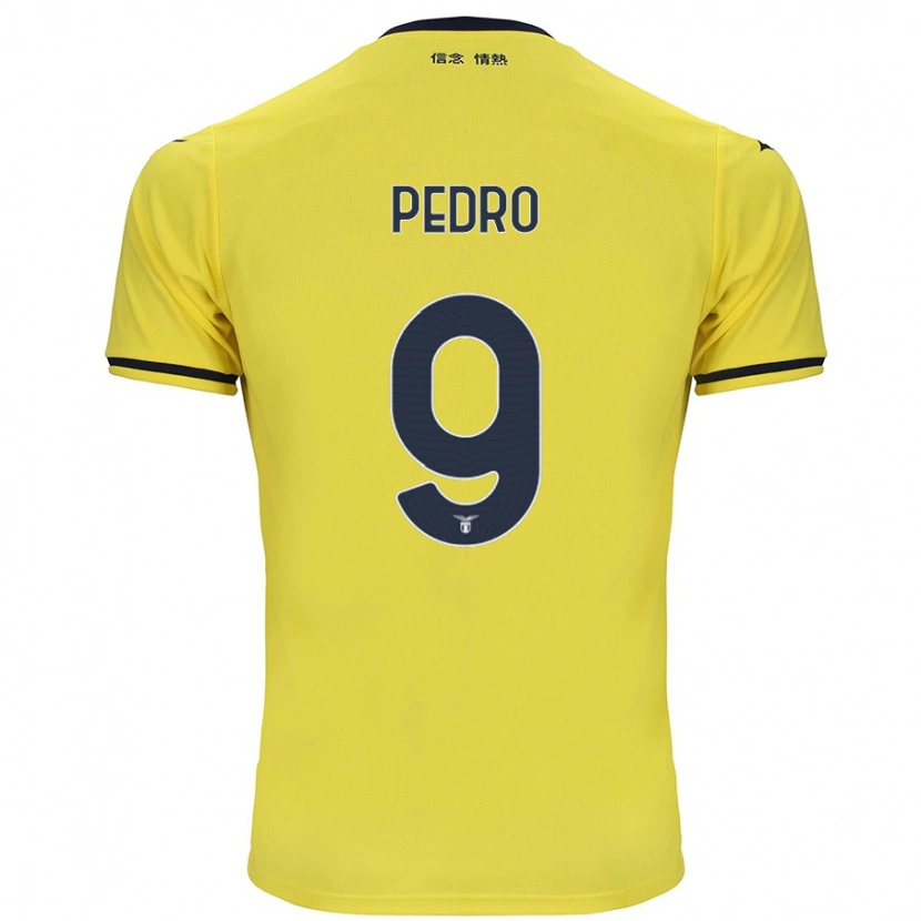 Danxen Kid Pedro #9 Yellow Away Jersey 2024/25 T-Shirt