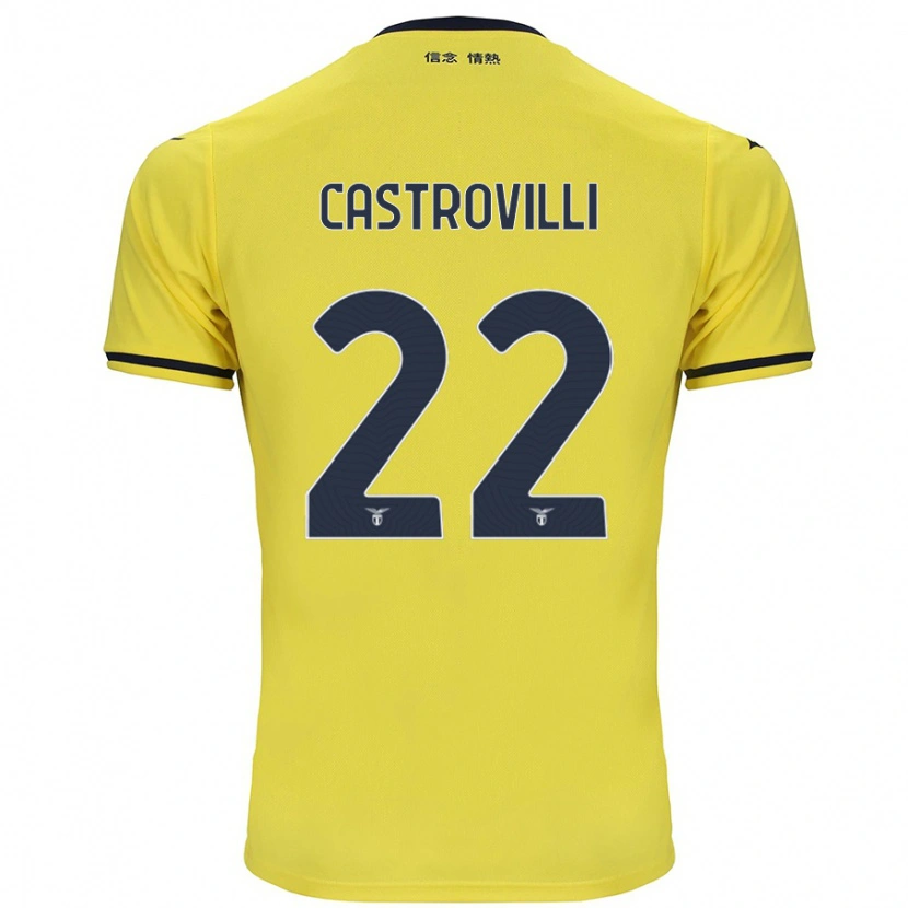 Danxen Kid Gaetano Castrovilli #22 Yellow Away Jersey 2024/25 T-Shirt