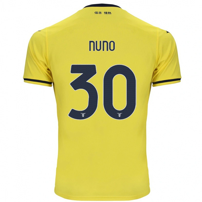 Danxen Kid Nuno Tavares #30 Yellow Away Jersey 2024/25 T-Shirt