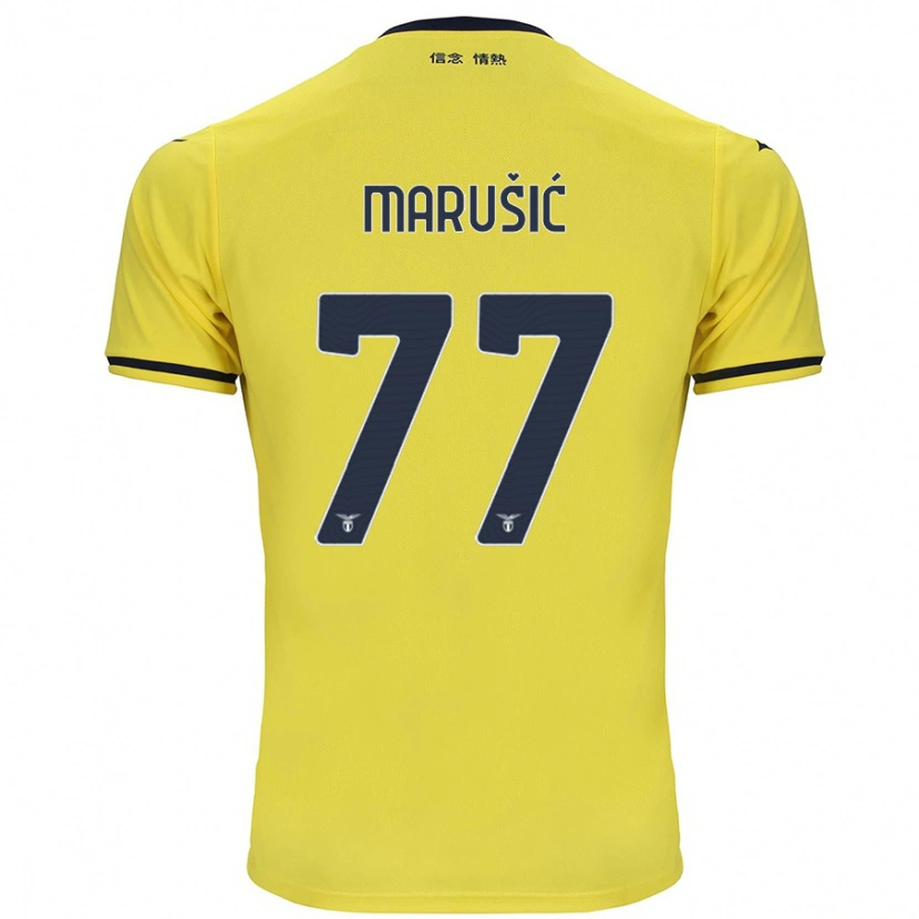 Danxen Kid Adam Marusic #77 Yellow Away Jersey 2024/25 T-Shirt