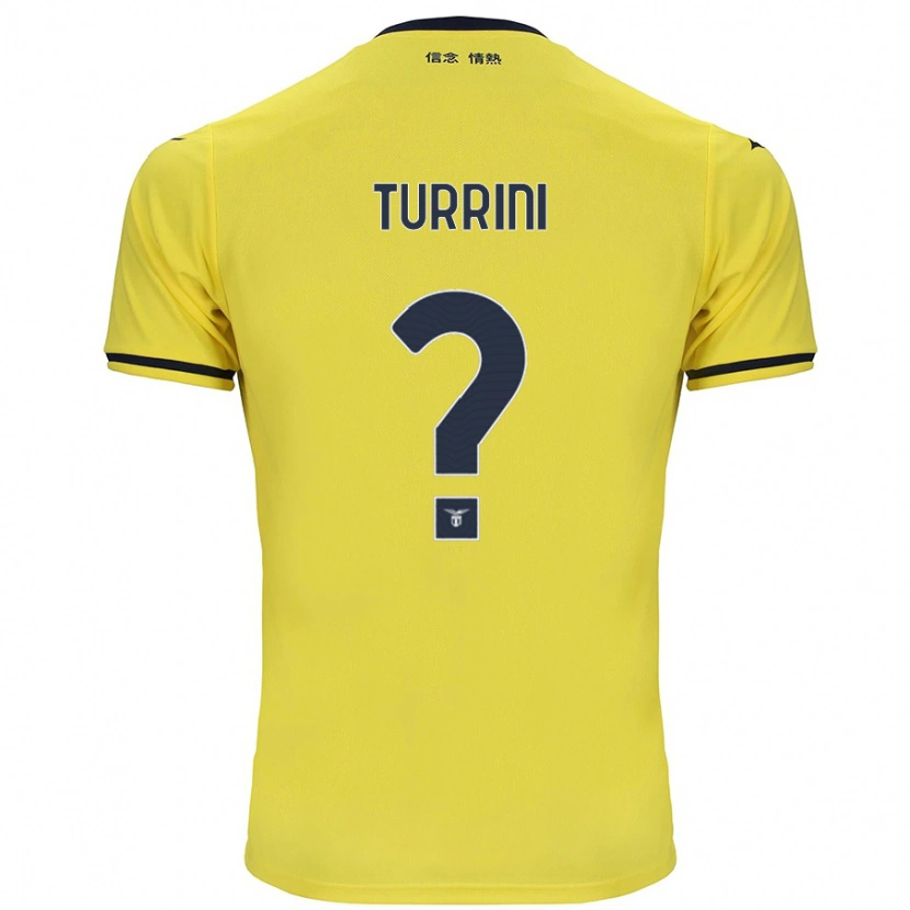 Danxen Kid Giordano Turrini #0 Yellow Away Jersey 2024/25 T-Shirt