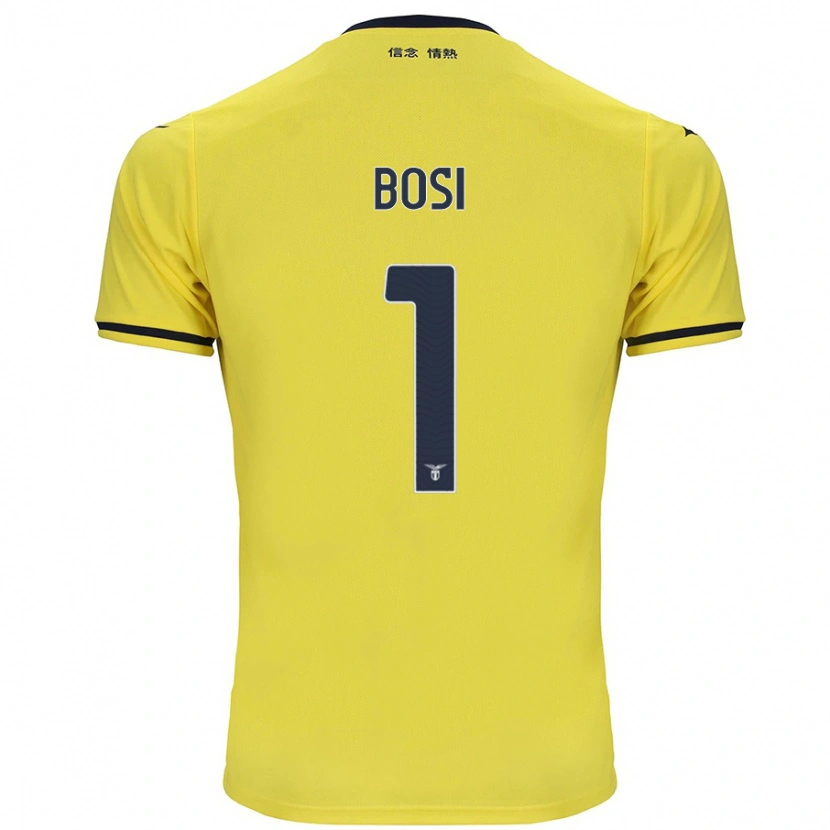 Danxen Kid Gioele Bosi #1 Yellow Away Jersey 2024/25 T-Shirt