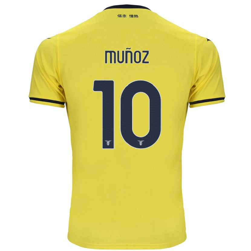 Danxen Kid Cristo Muñoz #10 Yellow Away Jersey 2024/25 T-Shirt