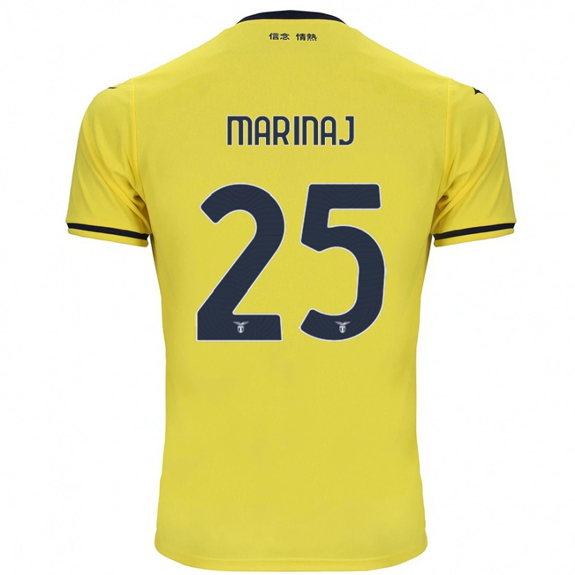 Danxen Kid Kledi Marinaj #25 Yellow Away Jersey 2024/25 T-Shirt