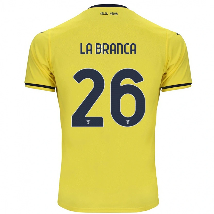 Danxen Kid Ruggero La Branca #26 Yellow Away Jersey 2024/25 T-Shirt