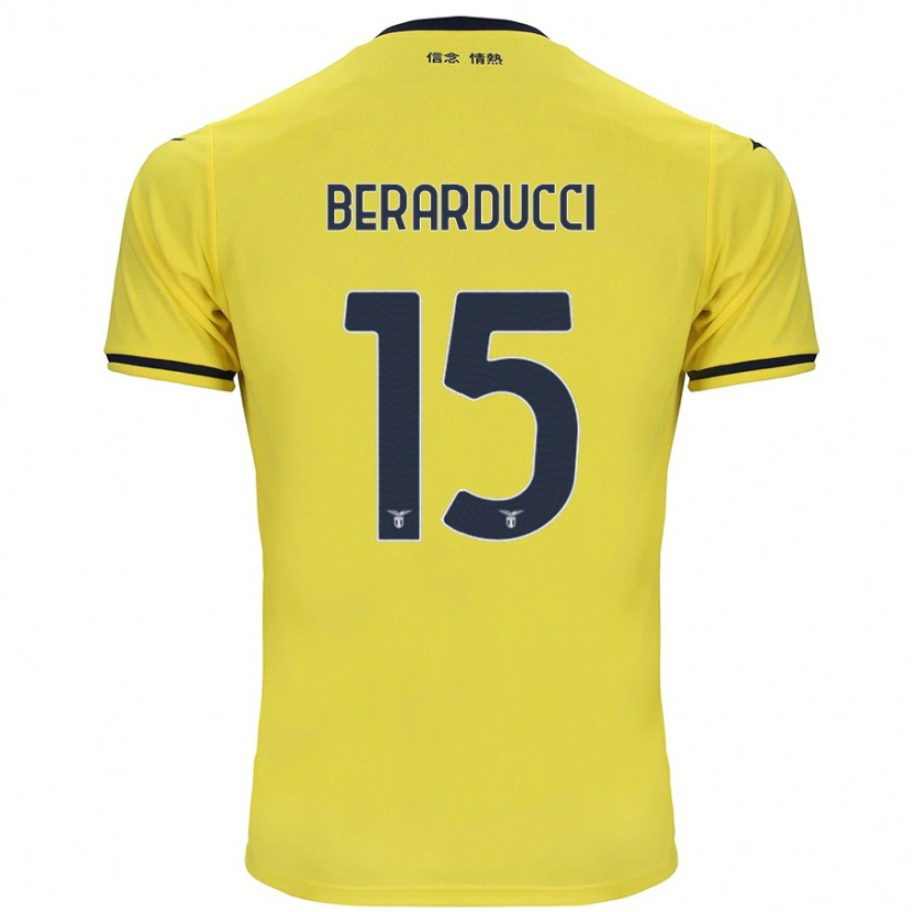 Danxen Kid Martina Berarducci #15 Yellow Away Jersey 2024/25 T-Shirt