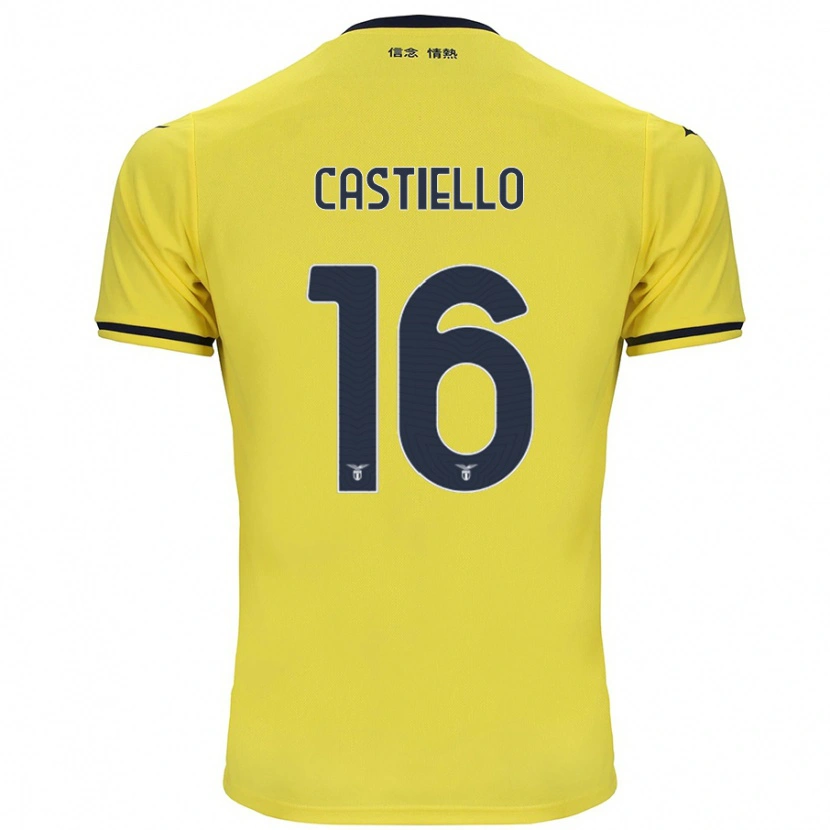 Danxen Kid Antonietta Castiello #16 Yellow Away Jersey 2024/25 T-Shirt