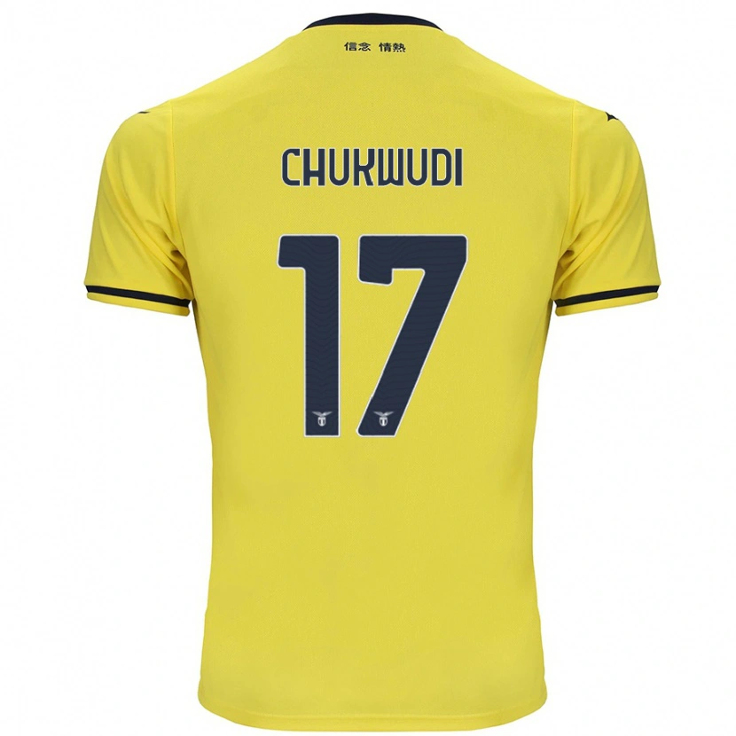 Danxen Kid Ogonna Chukwudi #17 Yellow Away Jersey 2024/25 T-Shirt