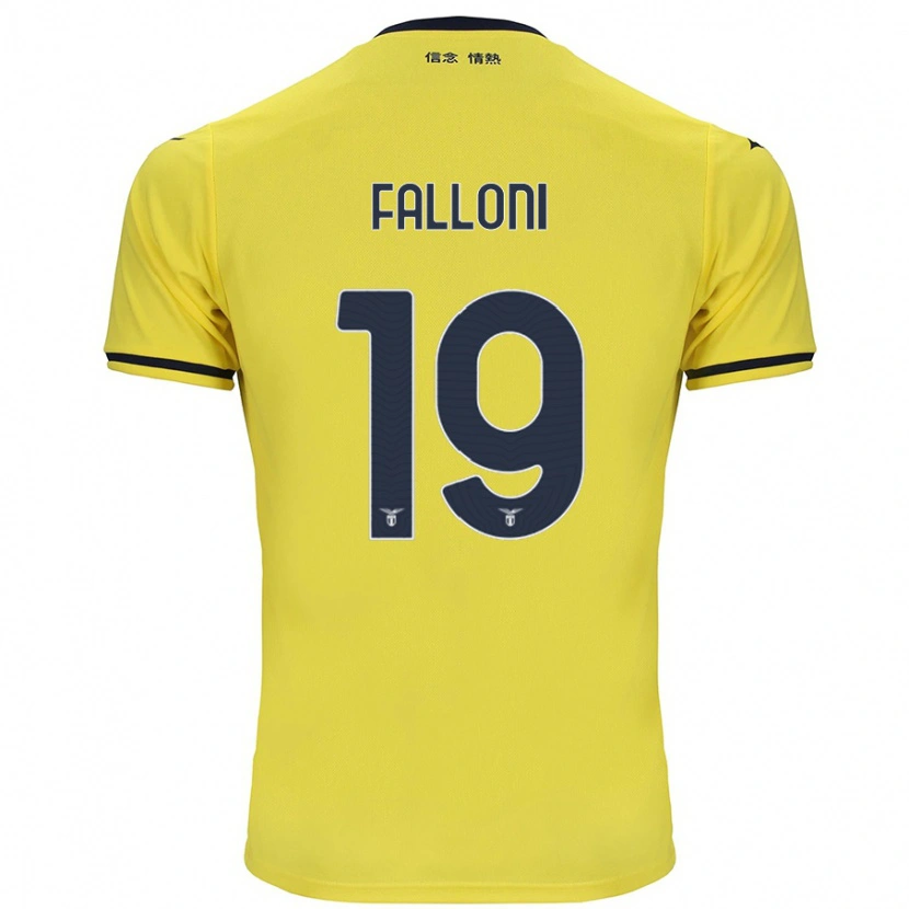 Danxen Kid Ludovica Falloni #19 Yellow Away Jersey 2024/25 T-Shirt