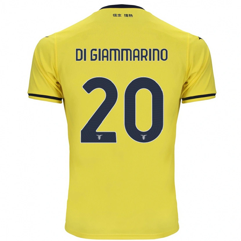 Danxen Kid Virginia Di Giammarino #20 Yellow Away Jersey 2024/25 T-Shirt