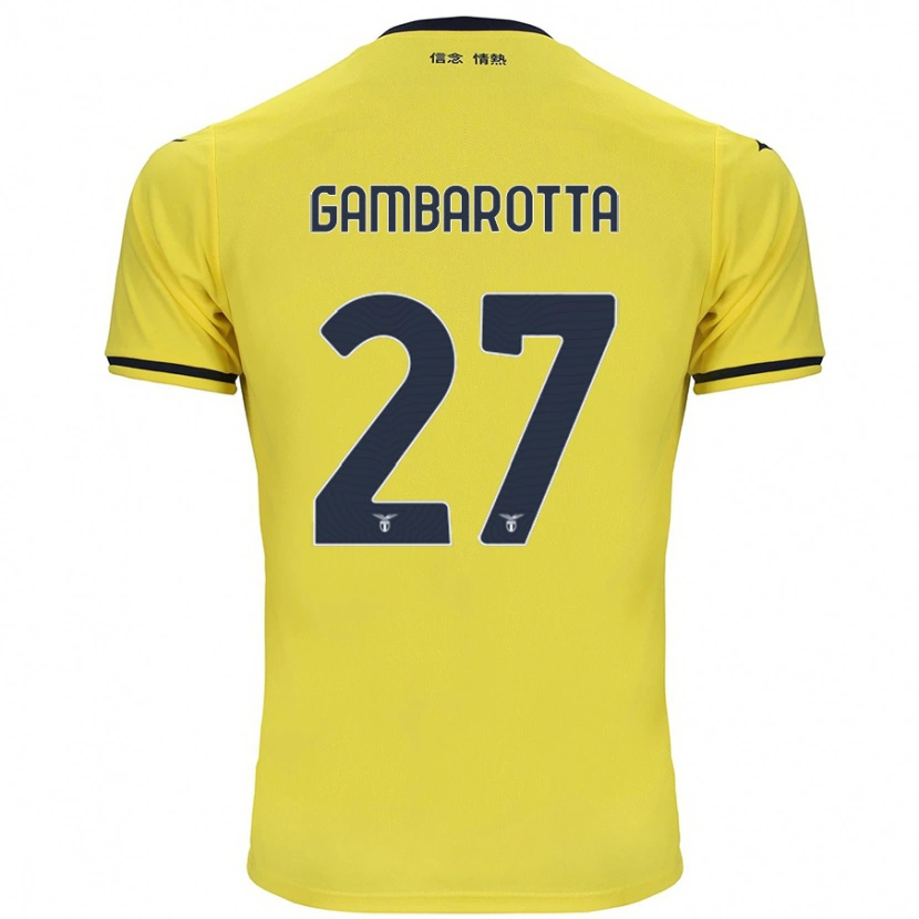 Danxen Kid Margot Gambarotta #27 Yellow Away Jersey 2024/25 T-Shirt