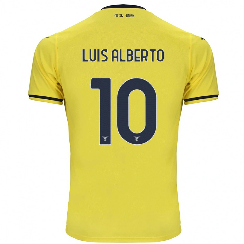 Danxen Kid Luis Alberto #10 Yellow Away Jersey 2024/25 T-Shirt