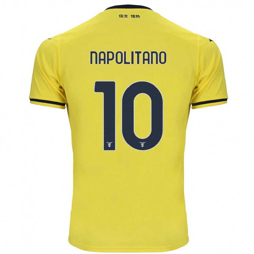 Danxen Kid Luca Napolitano #10 Yellow Away Jersey 2024/25 T-Shirt