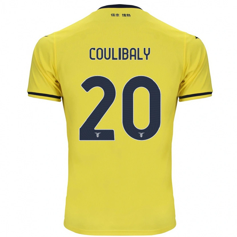 Danxen Kid Larsson Coulibaly #20 Yellow Away Jersey 2024/25 T-Shirt