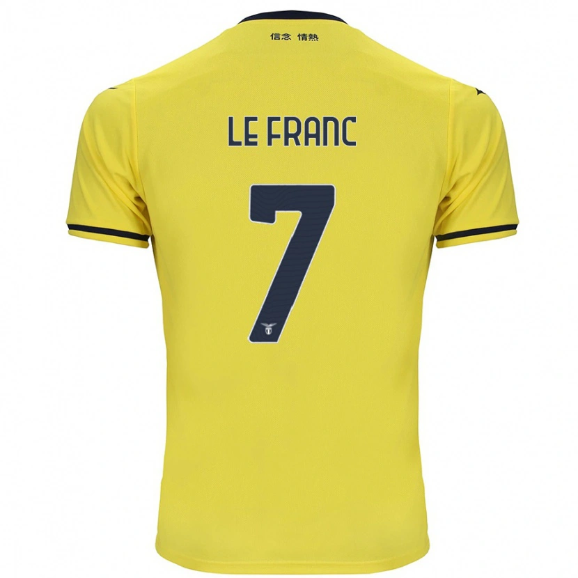 Danxen Kid Chloé Le Franc #7 Yellow Away Jersey 2024/25 T-Shirt