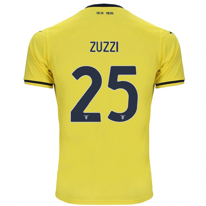 Danxen Kid Giorgia Zuzzi #25 Yellow Away Jersey 2024/25 T-Shirt