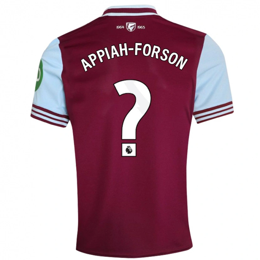 Danxen Men Keenan Appiah-Forson #0 Dark Red Home Jersey 2024/25 T-Shirt