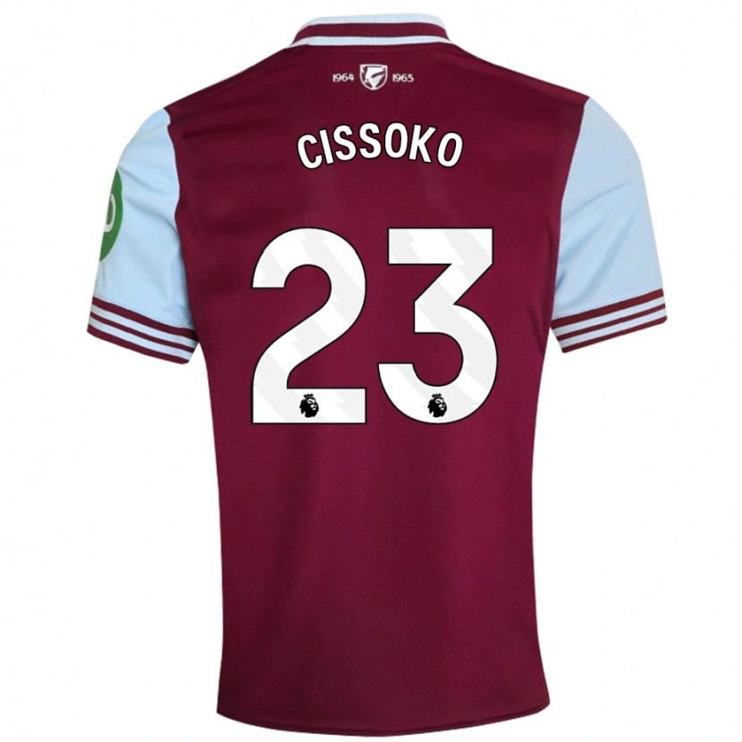 Danxen Men Hawa Cissoko #23 Dark Red Home Jersey 2024/25 T-Shirt