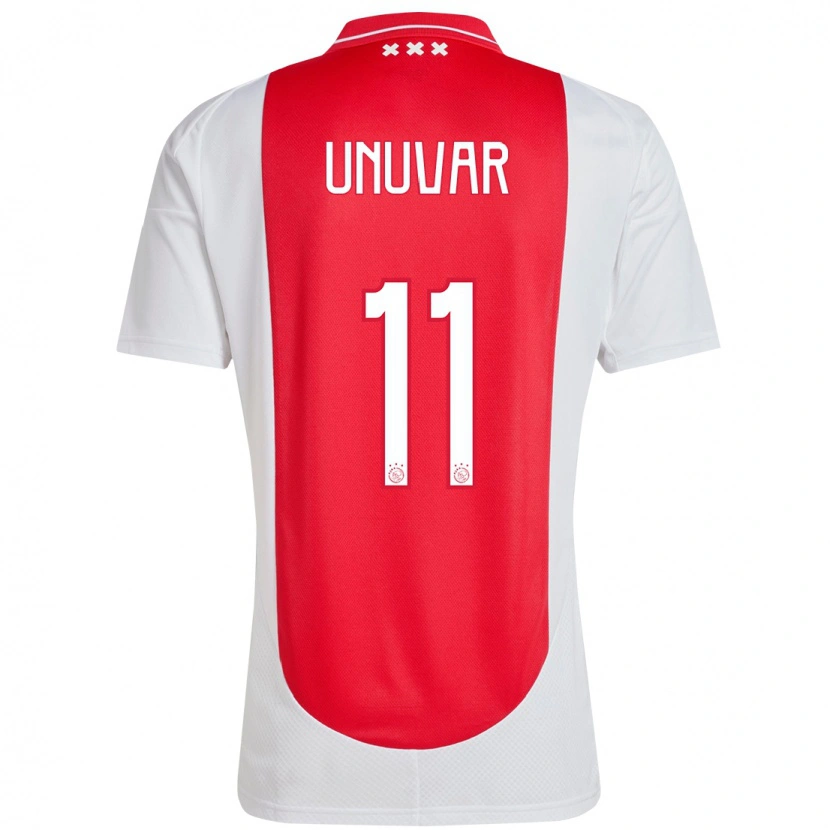 Danxen Men Naci Unuvar #11 Red White Home Jersey 2024/25 T-Shirt