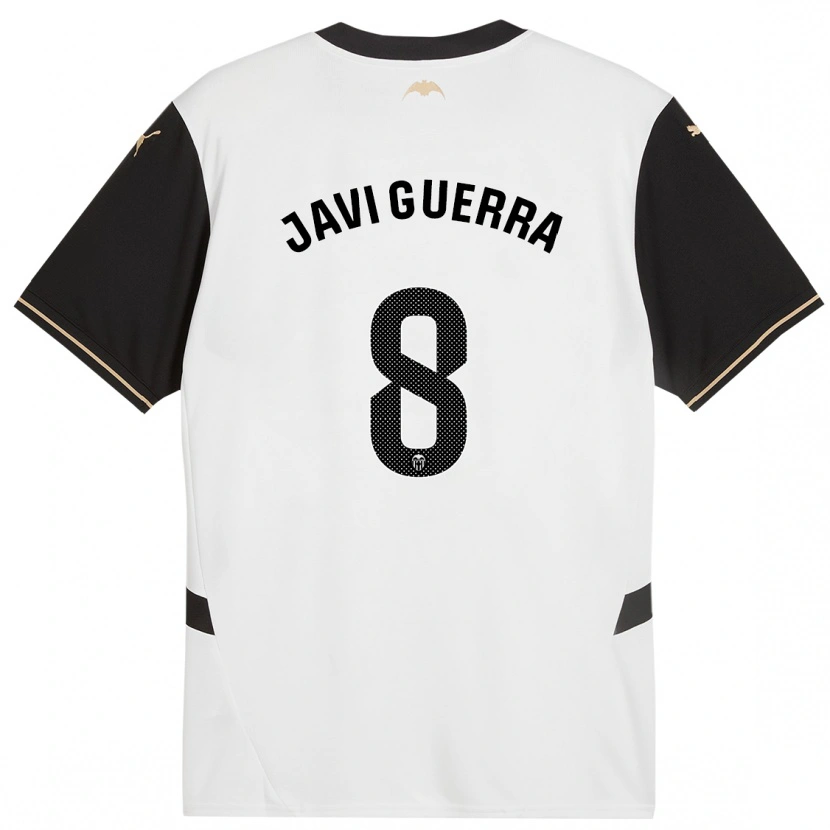 Danxen Men Javi Guerra #8 White Black Home Jersey 2024/25 T-Shirt