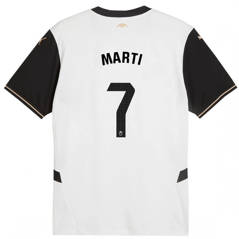 Danxen Men Marina Martí #7 White Black Home Jersey 2024/25 T-Shirt