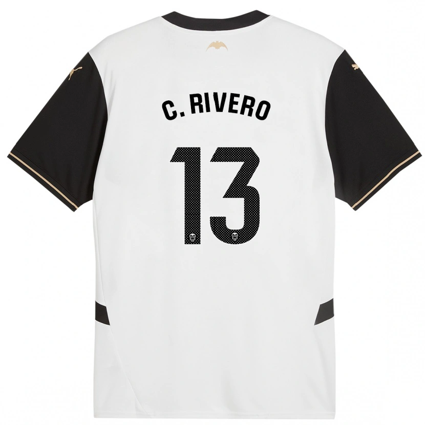 Danxen Men Cristian Rivero #13 White Black Home Jersey 2024/25 T-Shirt