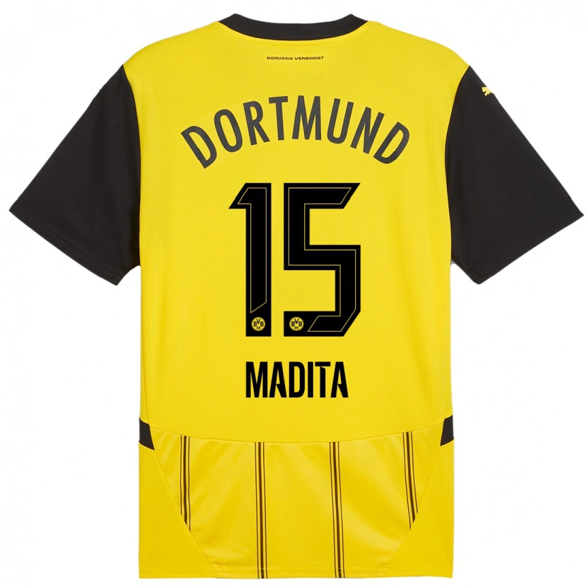 Danxen Men Kohorst Madita #15 Yellow Black Home Jersey 2024/25 T-Shirt