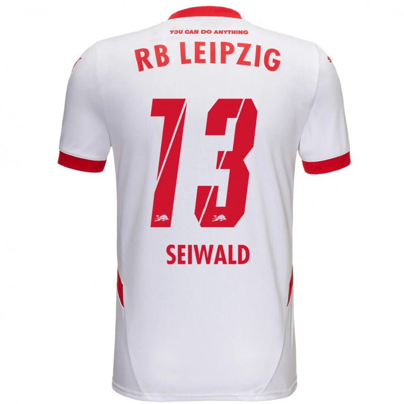 Danxen Men Nicolas Seiwald #13 White Red Home Jersey 2024/25 T-Shirt