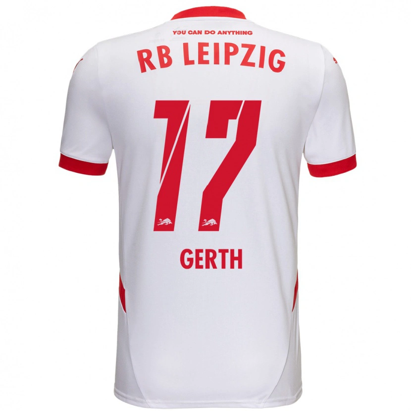 Danxen Men Amos Gerth #17 White Red Home Jersey 2024/25 T-Shirt