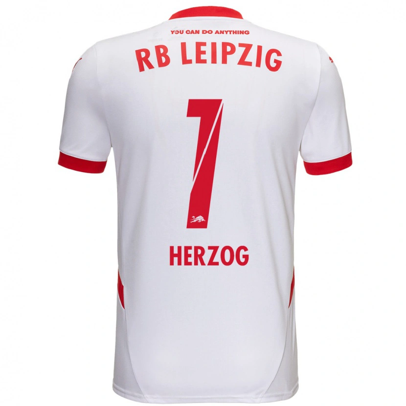 Danxen Men Elvira Herzog #1 White Red Home Jersey 2024/25 T-Shirt