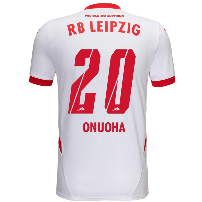 Danxen Men Chilohem Onuoha #20 White Red Home Jersey 2024/25 T-Shirt