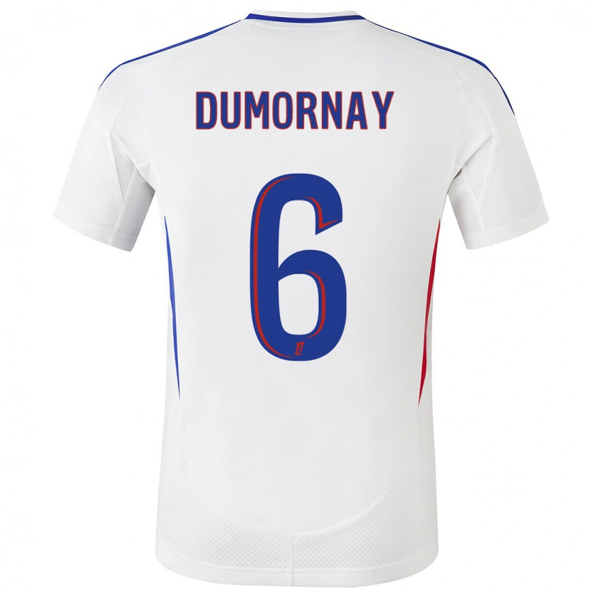 Danxen Men Melchie Dumornay #6 White Blue Home Jersey 2024/25 T-Shirt