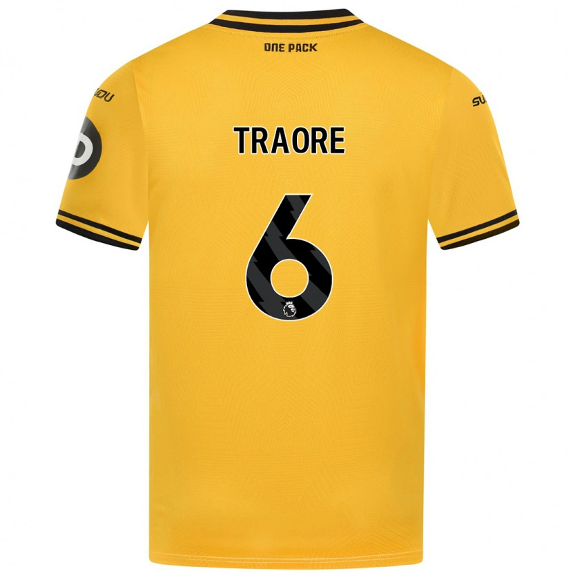 Danxen Men Boubacar Traoré #6 Yellow Home Jersey 2024/25 T-Shirt