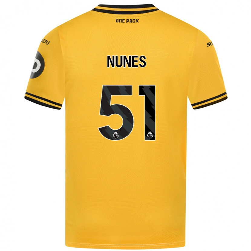 Danxen Men Grazi Nunes #51 Yellow Home Jersey 2024/25 T-Shirt