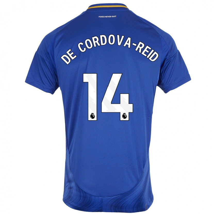 Danxen Men Bobby De Cordova-Reid #14 Blue White Home Jersey 2024/25 T-Shirt