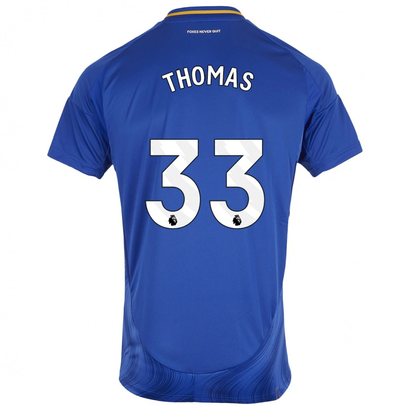 Danxen Men Luke Thomas #33 Blue White Home Jersey 2024/25 T-Shirt