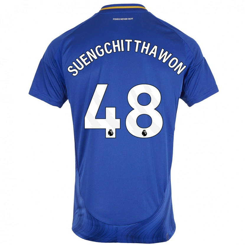 Danxen Men Thanawat Suengchitthawon #48 Blue White Home Jersey 2024/25 T-Shirt