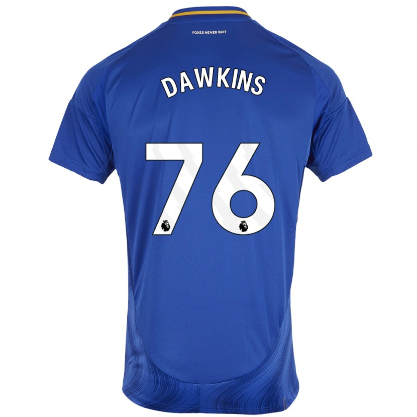 Danxen Men Kartell Dawkins #76 Blue White Home Jersey 2024/25 T-Shirt