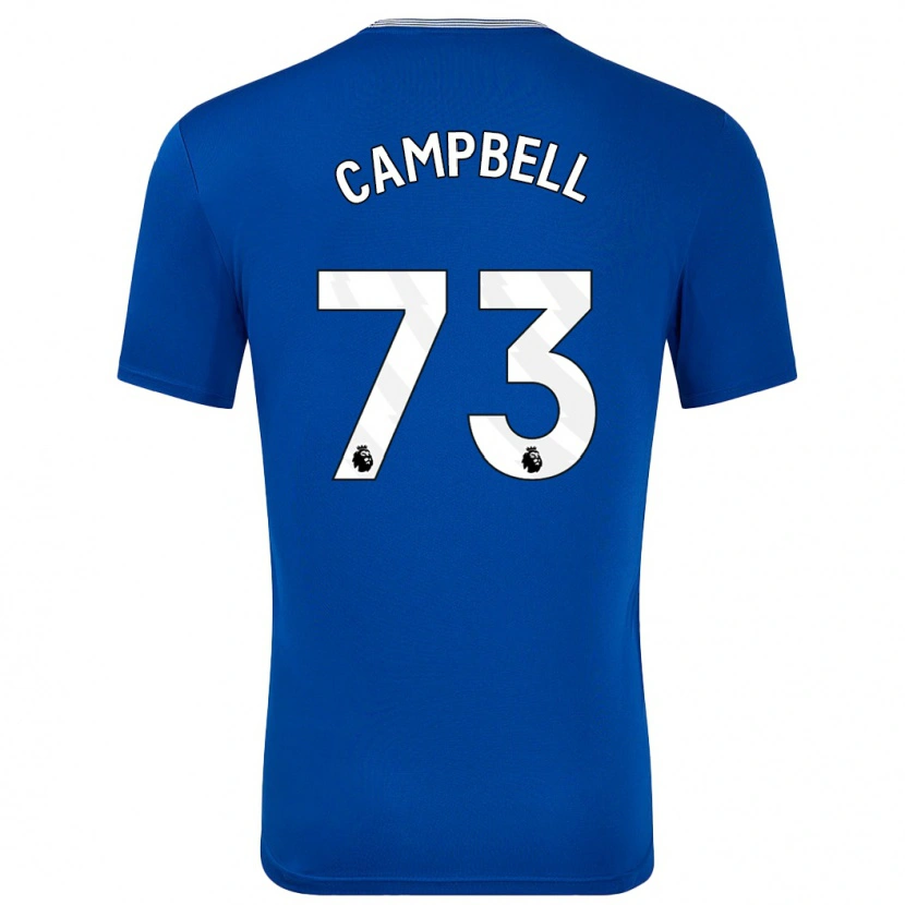 Danxen Men Elijah Campbell #73 Blue With Home Jersey 2024/25 T-Shirt