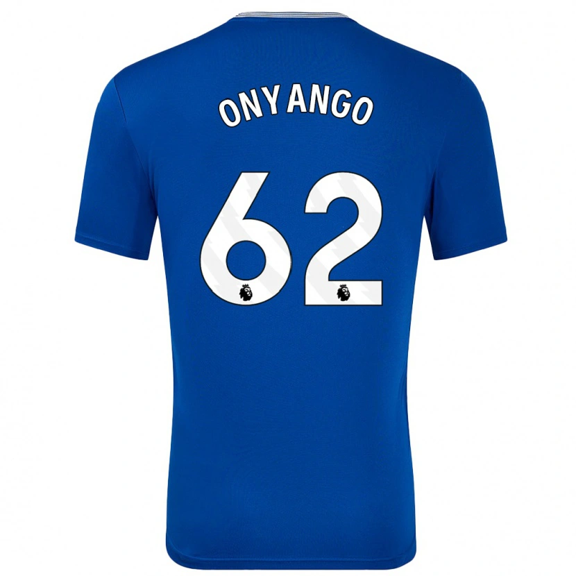 Danxen Men Tyler Onyango #62 Blue With Home Jersey 2024/25 T-Shirt