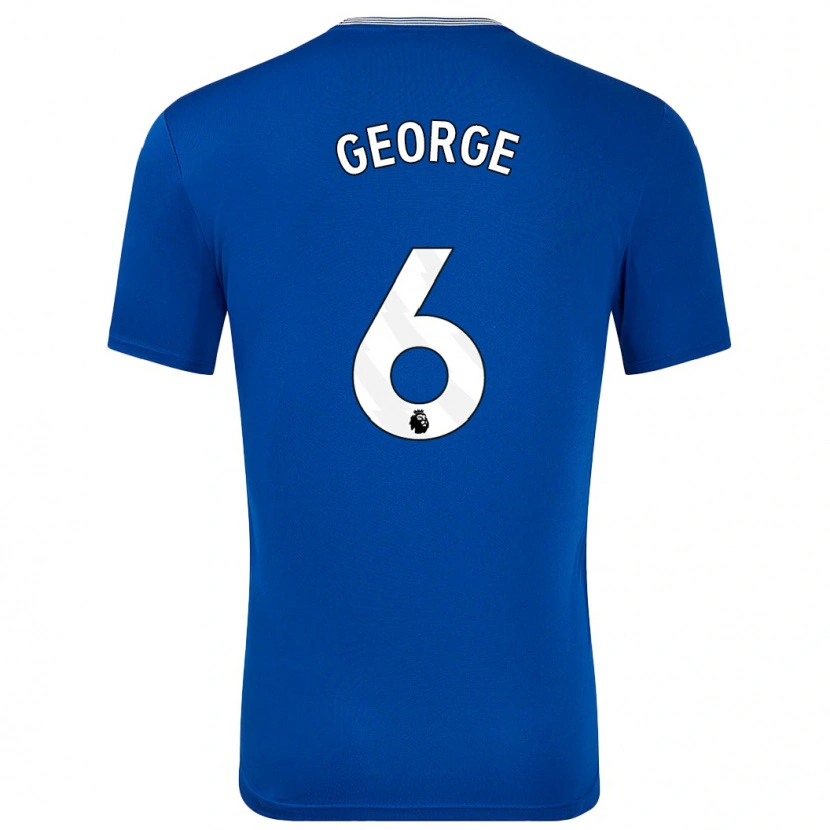 Danxen Men Gabrielle George #6 Blue With Home Jersey 2024/25 T-Shirt