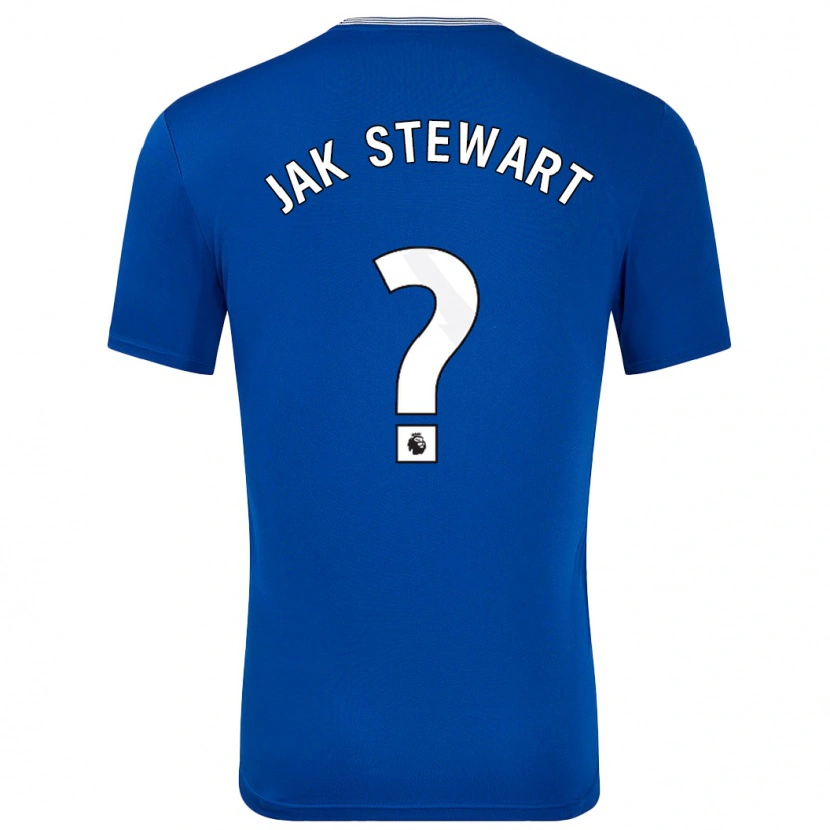 Danxen Men Jak Stewart #0 Blue With Home Jersey 2024/25 T-Shirt