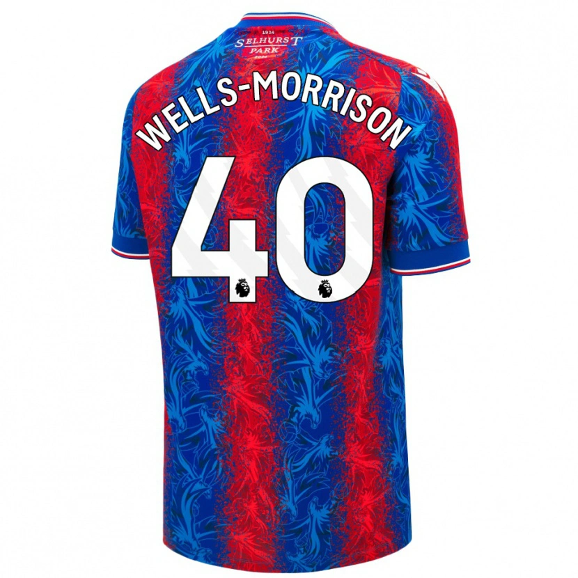 Danxen Men Jack Wells-Morrison #40 Red Blue Stripes Home Jersey 2024/25 T-Shirt