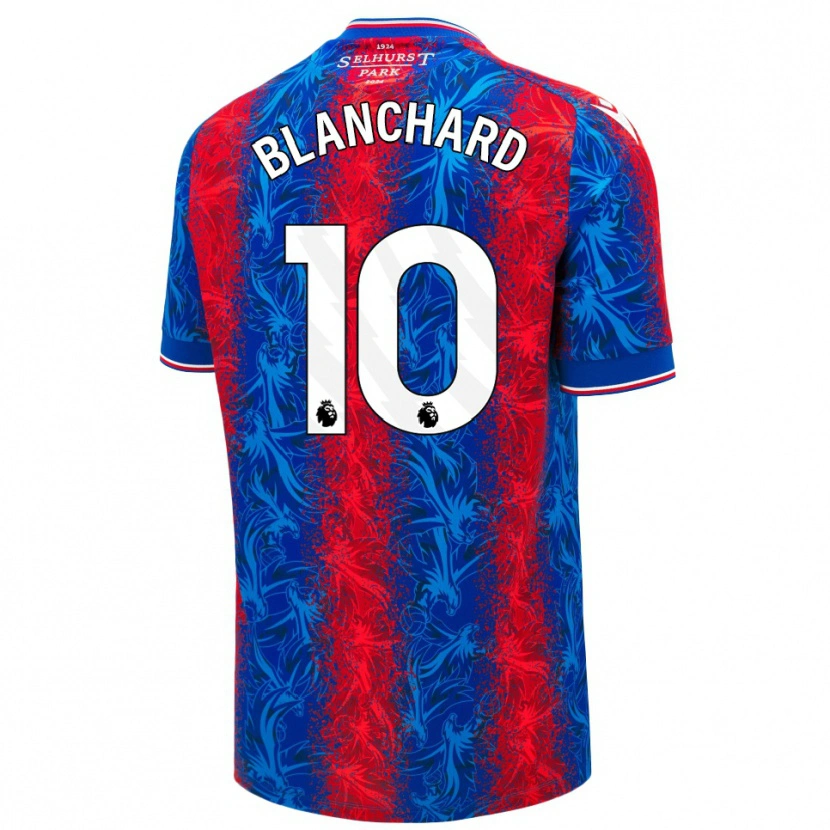 Danxen Men Annabel Blanchard #10 Red Blue Stripes Home Jersey 2024/25 T-Shirt