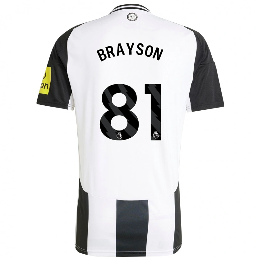 Danxen Men Joe Brayson #81 White Black Home Jersey 2024/25 T-Shirt