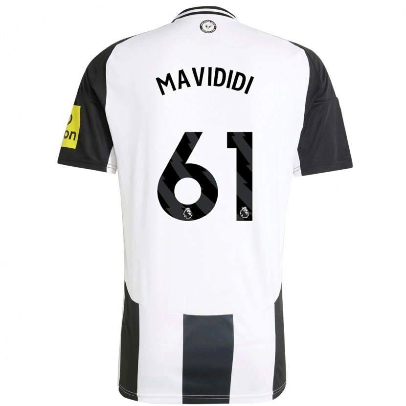 Danxen Men Shaun Mavididi #61 White Black Home Jersey 2024/25 T-Shirt