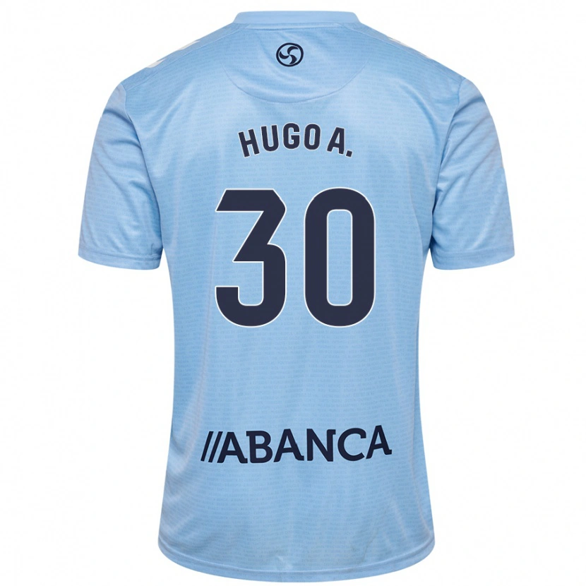 Danxen Men Hugo Álvarez #30 Sky Blue Home Jersey 2024/25 T-Shirt